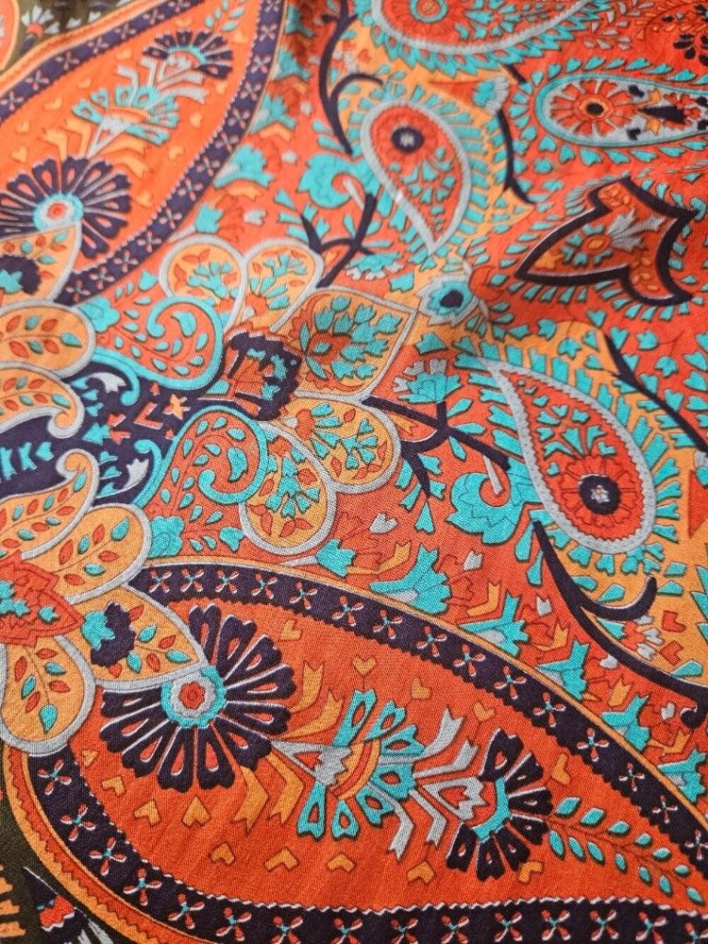 Johnny Was Silk Scarf New - Picture 6 of 11